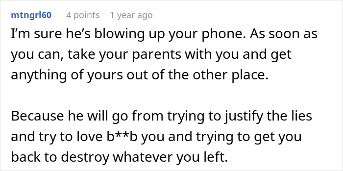 Screenshot of an online comment about a man&rsquo;s marriage on the rocks after discovering he has a 12-year-old daughter.