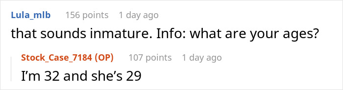 Screenshot of a Reddit conversation about a girlfriend quitting her job but pretending to work, with boyfriend shocked after six months.