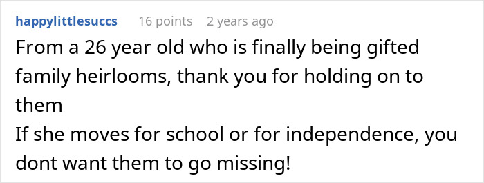 Guy Eyes Stepmom's Heirloom Jewelry, Explodes As She Wants Ace Niece To Inherit It Instead Of Him Guy Eyes Stepmom's Heirloom Jewelry, Explodes As She Wants Ace Niece To Inherit It Instead Of Him