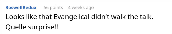 Comment on a social media post judging a coworker&rsquo;s life choices while ignoring her own contradictory morals.