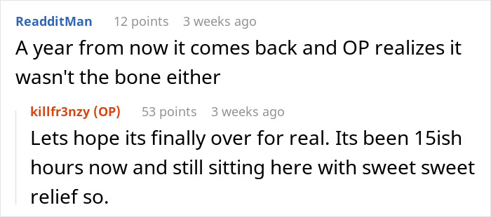 Reddit user shares experience of living with chronic throat pain for decades before solving his medical mystery.