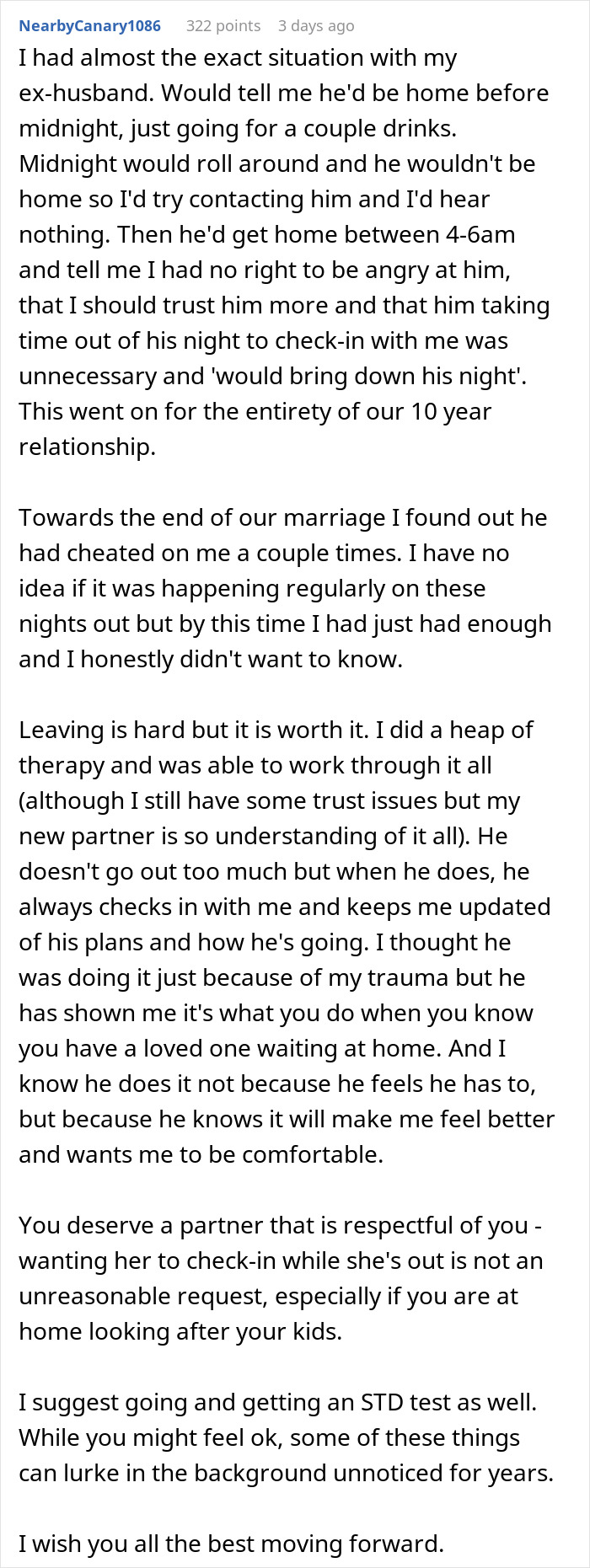 Woman reflecting on relationship challenges with partner after party, emphasizing trust and communication for healing.