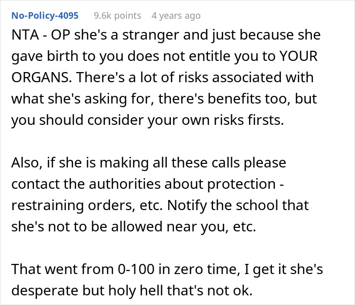 Mom Gives Up Daughter For Adoption, Returns 15 Years Later When Her Kidneys And Liver Are Failing