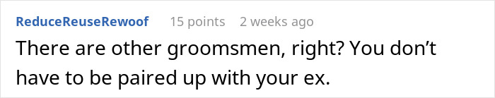 Man reacts negatively while his girlfriend performs maid of honor duties at a friend&rsquo;s wedding, revealing true behavior.