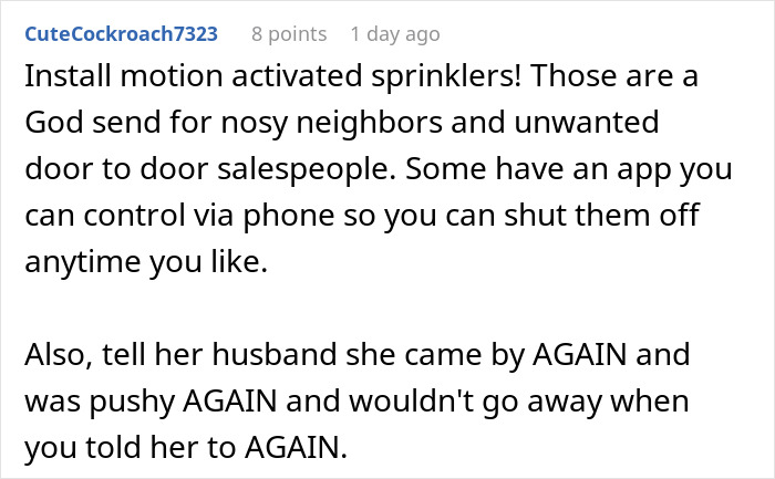 Man stressed and paranoid as unhinged neighbor won’t leave him alone outside his home.