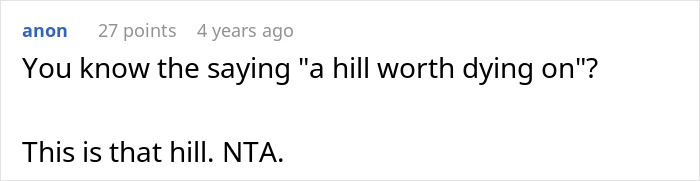 Screenshot of an online comment about a groom pranking his brother-in-law’s girlfriend instead of enjoying his wedding.