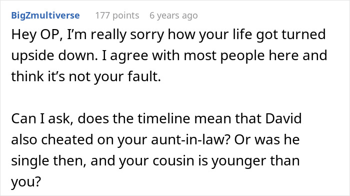 Comment about family chaos from one DNA test, discussing relationships and unexpected paternity revelations.
