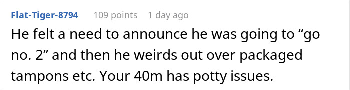Guy Leaves Girlfriend's Apartment Upset, She Later Finds Out It's Because Of Period Products