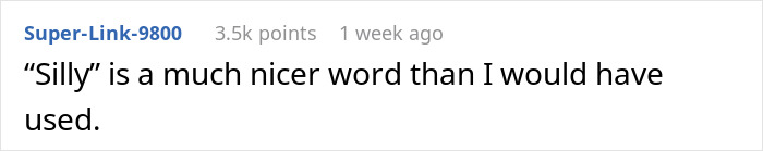 Comment expressing that the word silly is a much nicer choice, related to ableist dad worried about son&rsquo;s love for wheelchair user.