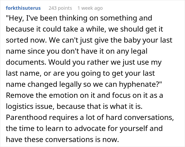 Guy Wants His Baby To Have His Bio Dad&rsquo;s Surname Despite Not Having It Himself, Mom-To-Be Confused