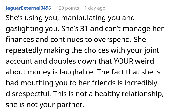 GF Keeps "Accidentally" Using Joint Account Money For Personal Expenses, Angry When BF Cuts Funds