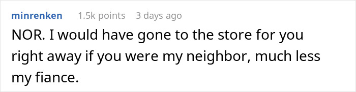 Comment text in a Reddit thread showing a man learning in sickness and in health is a lie when fiancée prioritizes coffee over his misery. Comment text in a Reddit thread showing a man learning in sickness and in health is a lie when fiancée prioritizes coffee over his misery.