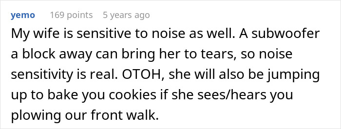 Man using snowblower clearing snow, focusing on neighbor&rsquo;s driveway to keep it snowed in during winter.