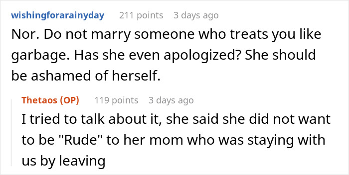 Reddit user advises against marrying someone who prioritizes coffee over partner’s misery, highlighting broken trust in sickness and health. Reddit user advises against marrying someone who prioritizes coffee over partner’s misery, highlighting broken trust in sickness and health.