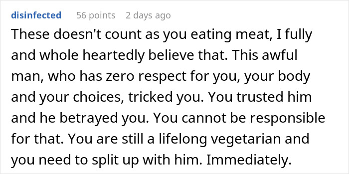 Boyfriend Laughs As Vegetarian Girlfriend Pukes In The Bathroom: "I Knew You’d Like Meat More" Boyfriend Laughs As Vegetarian Girlfriend Pukes In The Bathroom: "I Knew You’d Like Meat More"