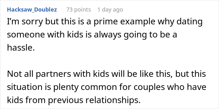 Comment about challenges of dating with kids, highlighting teenage daughter&rsquo;s jealousy affecting widowed dad&rsquo;s new love life.