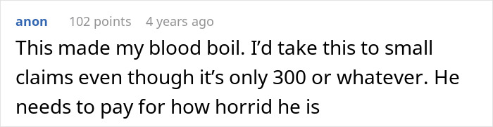 Comment expressing anger about a groom pranking BIL’s girlfriend and refusing to pay for his actions.