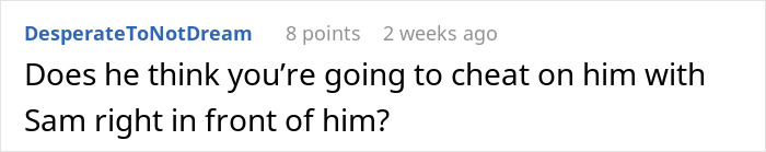 Comment on a social media post revealing a man&rsquo;s reaction to his girlfriend doing maid of honor duties at a wedding.