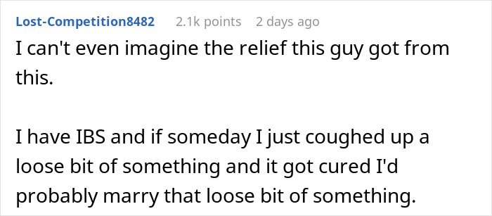 Reddit user sharing relief after solving a 35-year throat pain mystery, highlighting chronic throat pain and medical breakthrough.