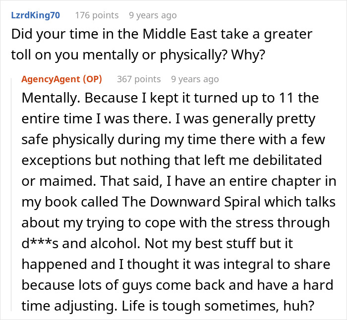 Former CIA case officer discusses mental and physical challenges faced during Middle East deployment in an online Q&A session.