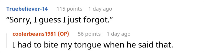 Screenshot of an online forum discussion where MIL accuses DIL of changing him after son cuts toxic family and excludes MIL from wedding.