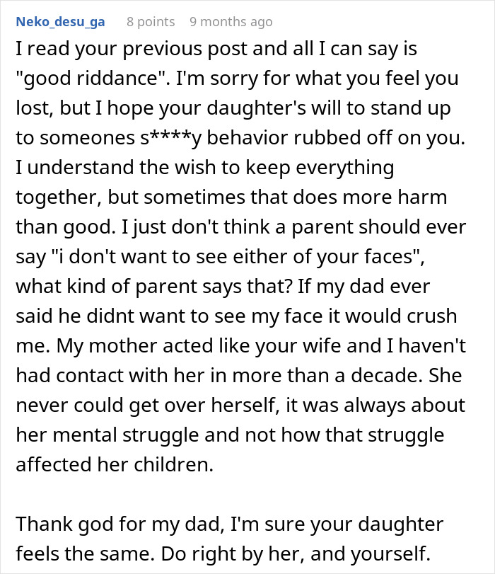 "You're Too Weak": Daughter Pushes Father To Leave His Wife After Learning About Her Affair "You're Too Weak": Daughter Pushes Father To Leave His Wife After Learning About Her Affair