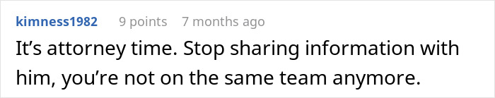 Comment about a woman sharing struggles with husband repeatedly leaving and returning, receiving a reality check on relationship issues.