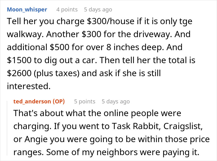 Guy Shovels Snow For Elderly Neighbor, Random Lady Decides He&rsquo;s The HOA And Orders Her Walkway Done