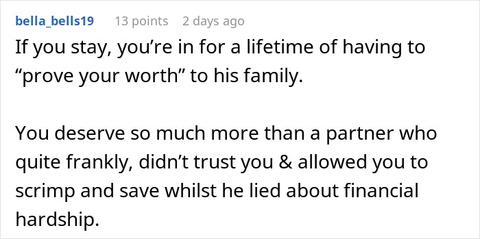 Woman Thought She Was Supporting Her Partner, Turns Out She Was Being Tested As A Gold Digger