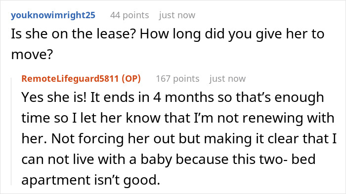 Woman Shocked When Roommate Gets Pregnant, Tells Her To Move Out As She Can't Raise A Baby