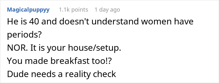 Guy Leaves Girlfriend's Apartment Upset, She Later Finds Out It's Because Of Period Products