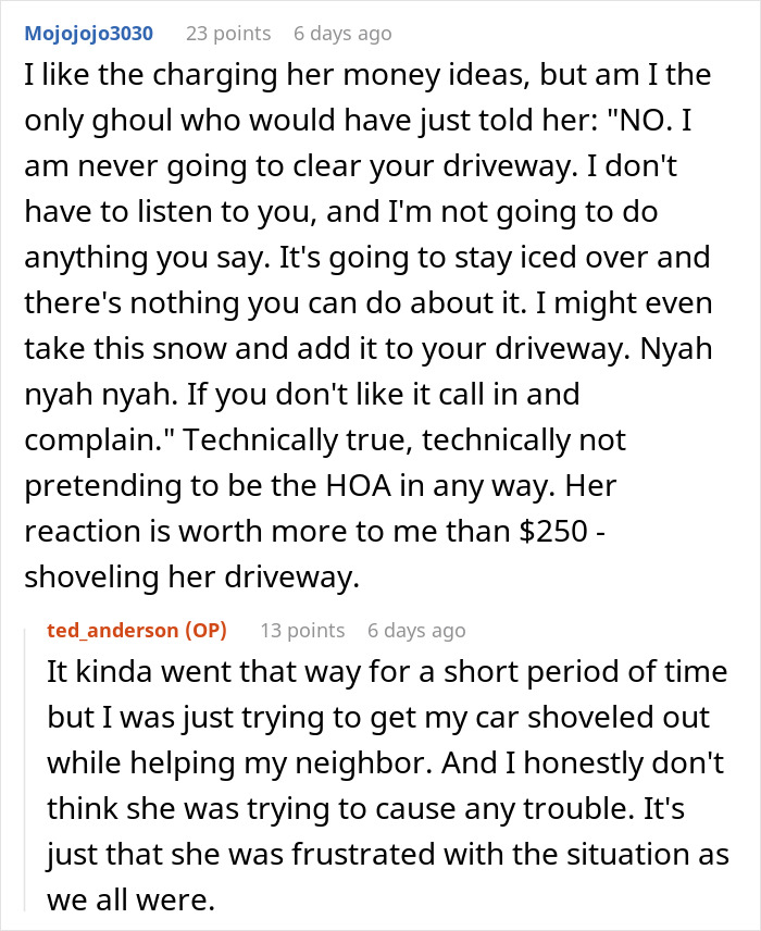 Guy Shovels Snow For Elderly Neighbor, Random Lady Decides He&rsquo;s The HOA And Orders Her Walkway Done