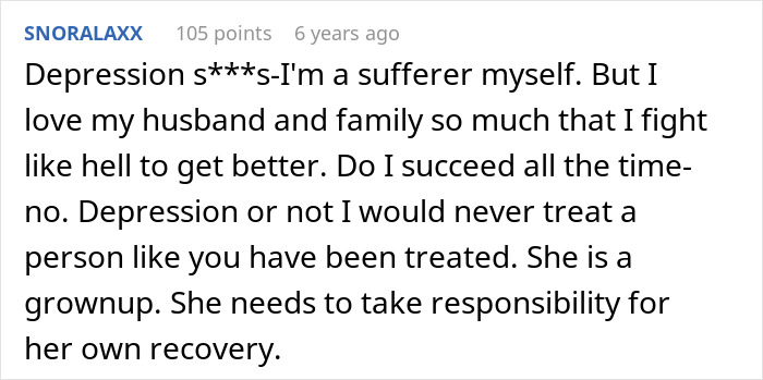 Comment discussing a man who gives his wife a second chance after she leaves and begs to be taken back, with internet reactions.