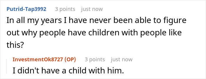 Screenshot of an online conversation where a woman questions having children with a suspicious boyfriend who is already married.