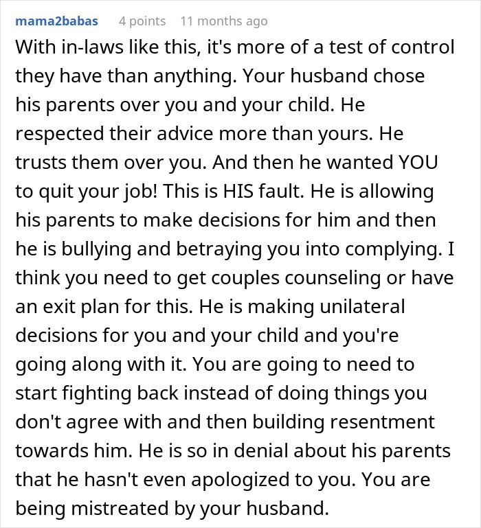 Sneaky In-Laws Pretend To Be There For Couple And Baby, Leave Them Helpless As They Do A 180