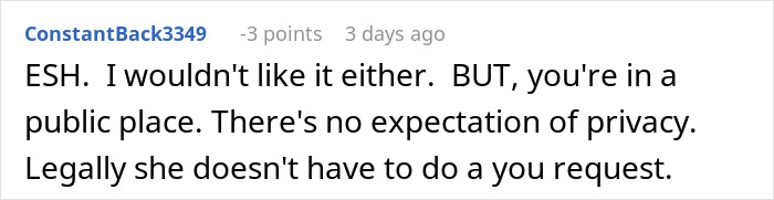 Woman rolls her eyes at gym after guy calls her a creep for filming him without permission.