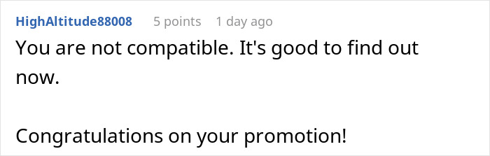 Screenshot of an online comment discussing a woman&rsquo;s success being a threat to the life her boyfriend pictured.