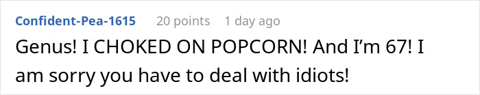 Online comment expressing frustration during a family dinner and mentioning a rude mother disrupting the moment.