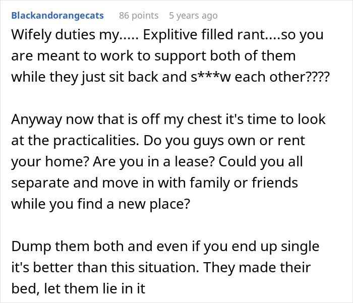 Man Cheats On Wife With Her Best Friend While She Works 70 Hours A Week, Expects Her To Just Take It