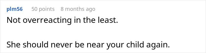 Comment about MIL and FIL hating family's lifestyle and calling CPS after granddaughter came out as lesbian.