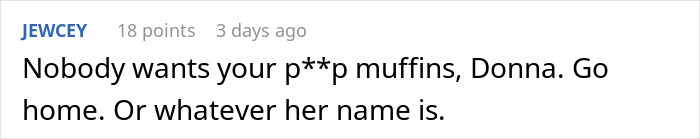 Comment on social media post showing frustration, mentioning going home and an unhinged neighbor causing stress and paranoia.