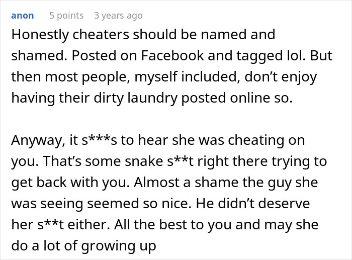 Alt text: Man breaks up with woman after she suggests an open relationship, then regrets it and tries to take her back crying.