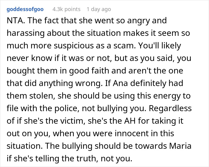 Reddit user discusses K-Pop fan&rsquo;s rare merch dispute and alleged real owner&rsquo;s online harassment and bullying behavior.