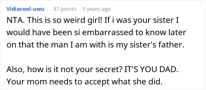 &ldquo;[Am I A Jerk] For Telling My Sister She Is Dating My Bio-Father?&rdquo;
