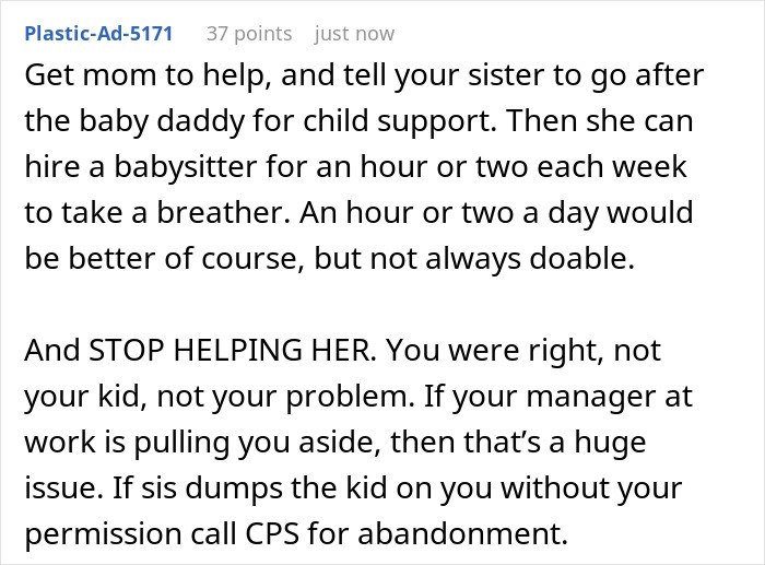 Older sister helping single mom with baby, offering support and advice on managing childcare and responsibilities.