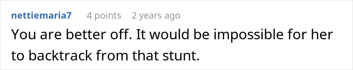 Comment on social media post showing a user responding to a dramatic relationship update about a mistress-turned-wife and her insecurity exposed. Comment on social media post showing a user responding to a dramatic relationship update about a mistress-turned-wife and her insecurity exposed.
