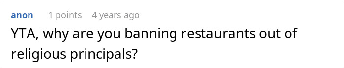 Screenshot of a Reddit comment reacting to a coworker stopping lunch pickups due to entitlement issues.