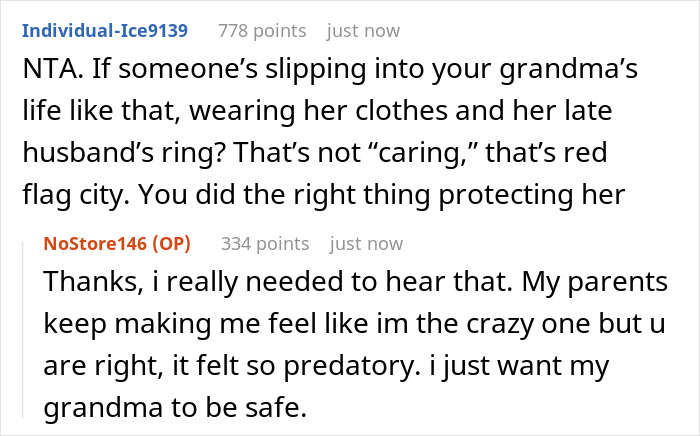 "Red Flag City": Grandma's Nurse Gets Fired After Woman Spots Grandpa's Ring On Her Hand