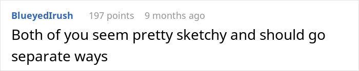 User comment on forum post expressing distrust, related to wife fakes transaction hide income source discussion.