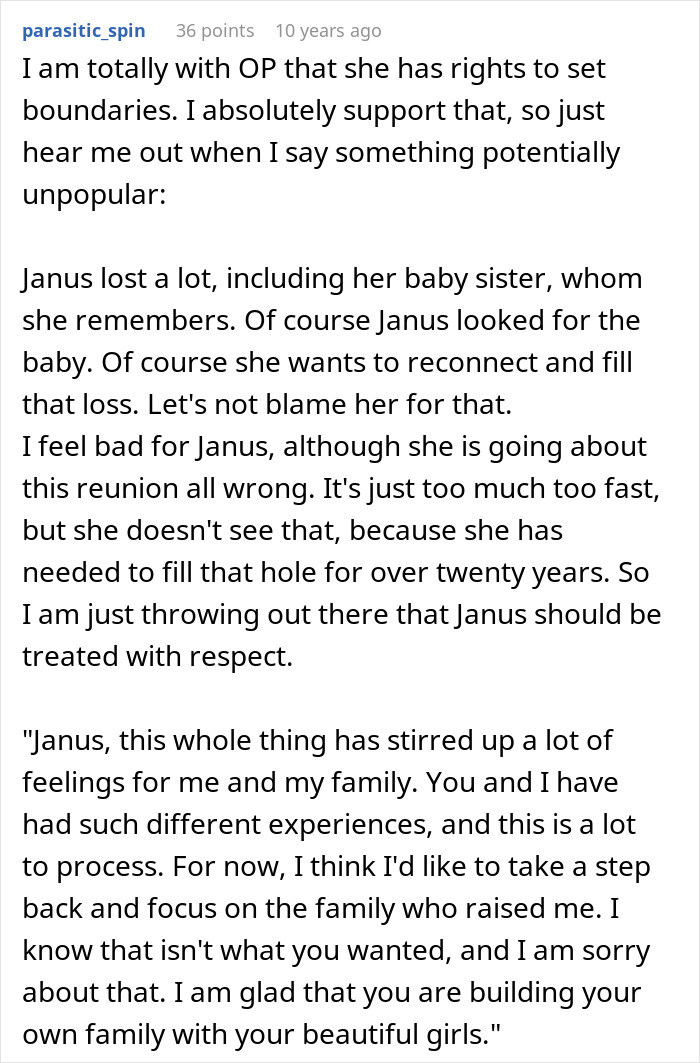 Woman Finds Biological Sister Wanting To Connect, Assumes She’s Invited To Her Wedding Woman Finds Biological Sister Wanting To Connect, Assumes She’s Invited To Her Wedding